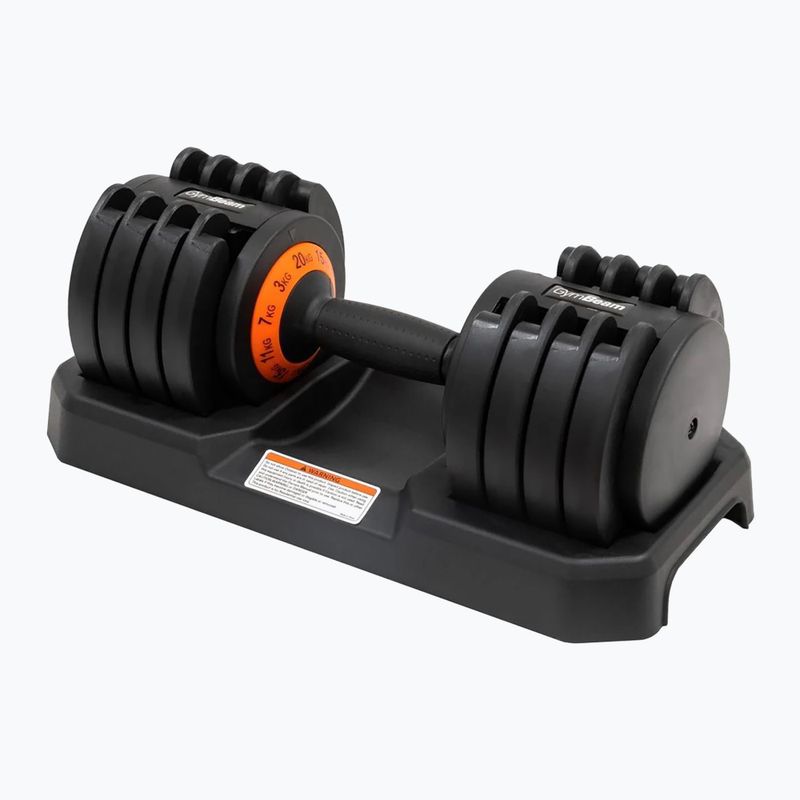 Verstellbare Hantel GymBeam Dumbbell Adjustable 20 kg black 4
