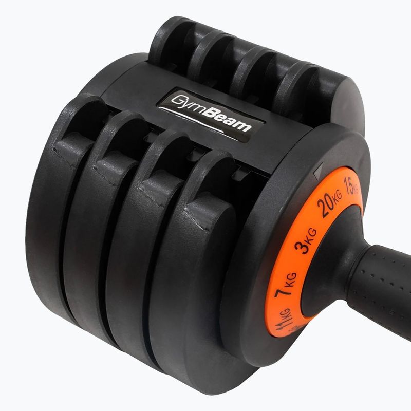 Verstellbare Hantel GymBeam Dumbbell Adjustable 20 kg black 5