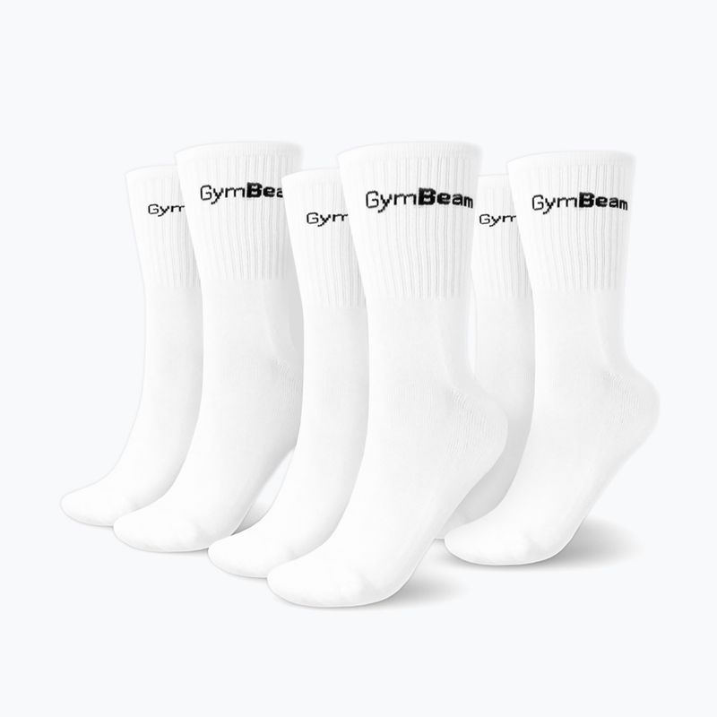 Herrensocken GymBeam 32620 3/4 3 Paar white 2