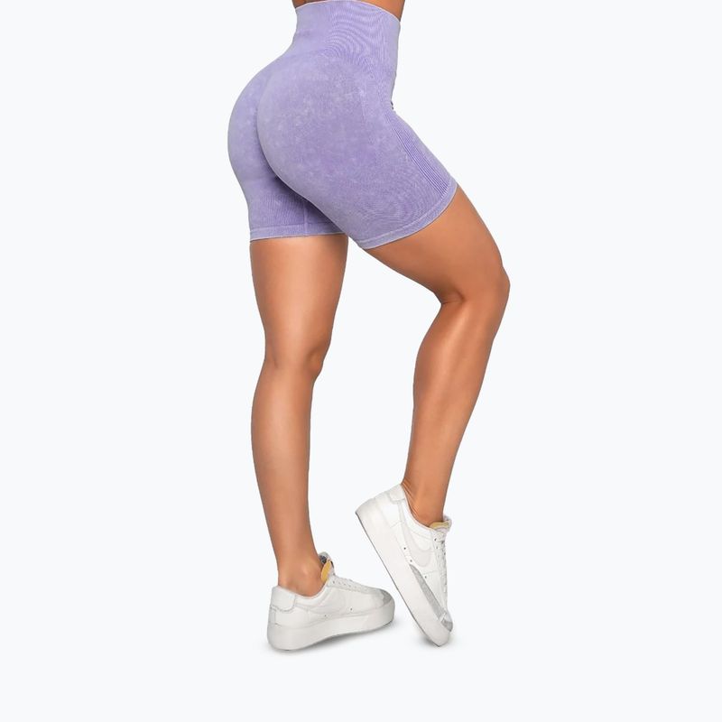Damen-Trainingsshorts GymBeam Lift violet 3