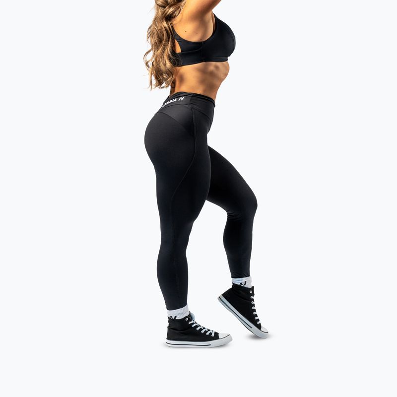 Damen-Trainingsleggings NEBBIA Strong Beauty black 3