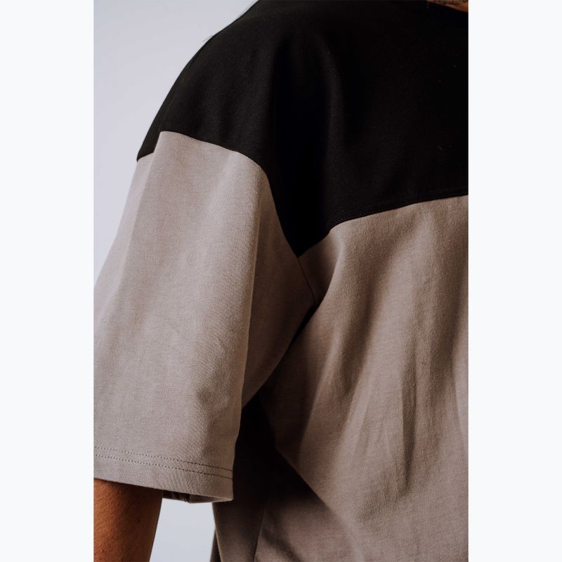 Trainings-T-Shirt Herren NEBBIA Power Oversize light brown ash 7