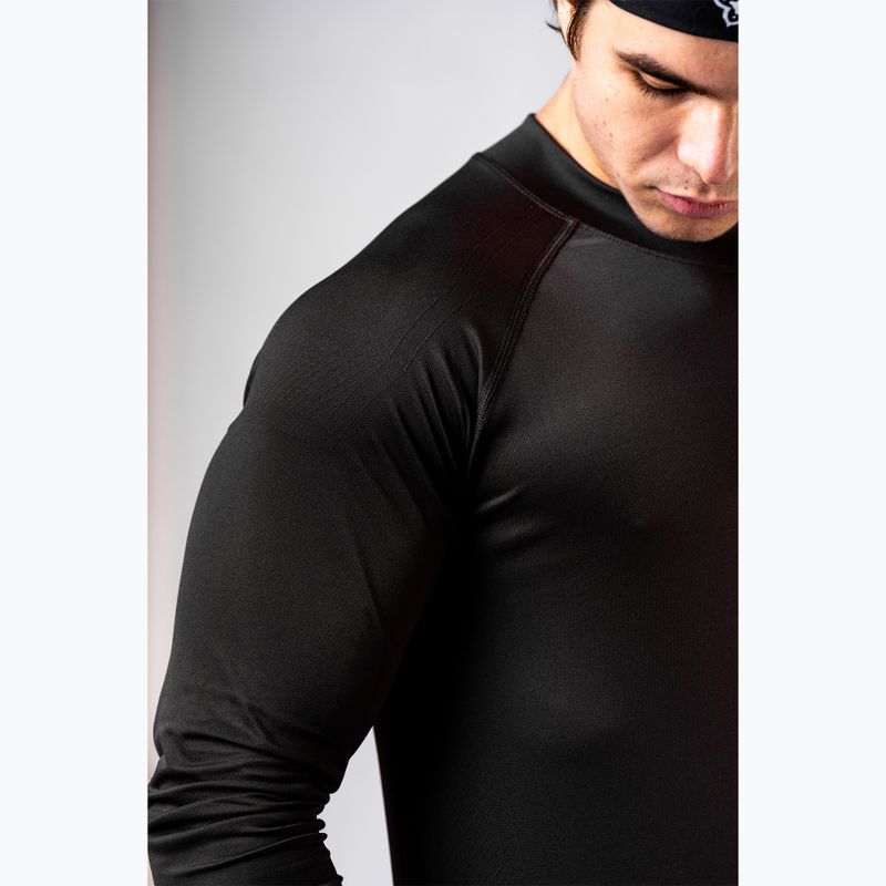 Herren-Trainingslangarmshirt NEBBIA Power black 5