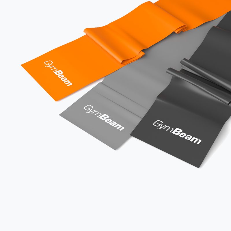 Widerstandsband-Set GymBeam Resistance Band 3 Stück black/grey/orange 2