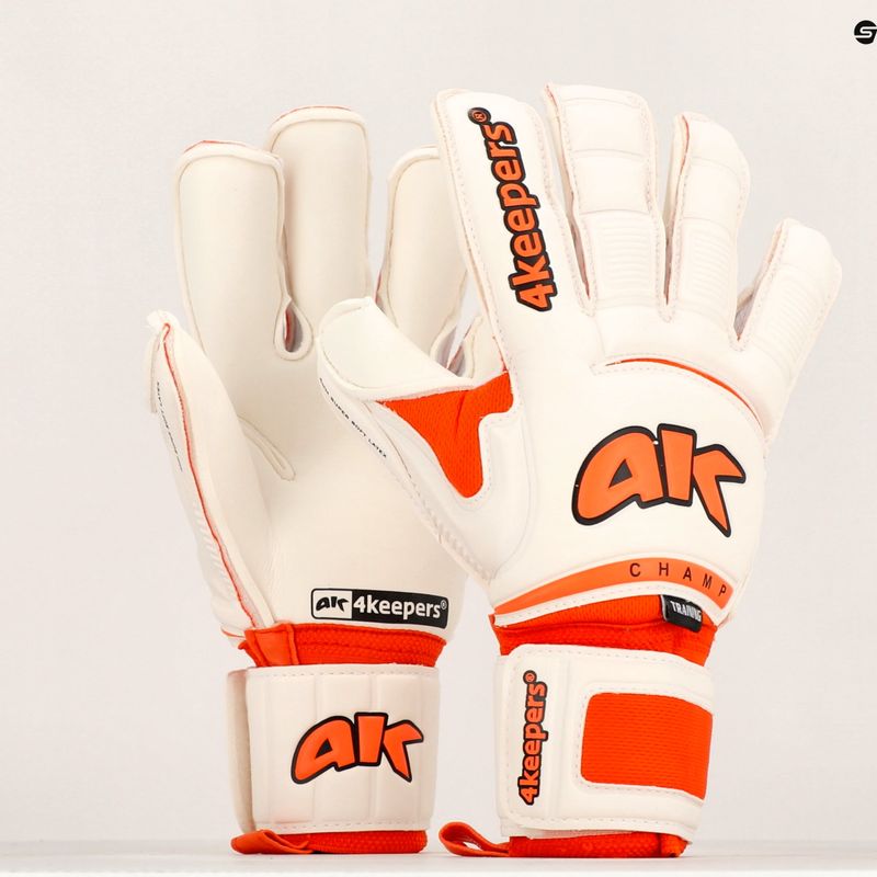 4keepers Champ Training VI Rf2G Torwarthandschuhe weiß 9