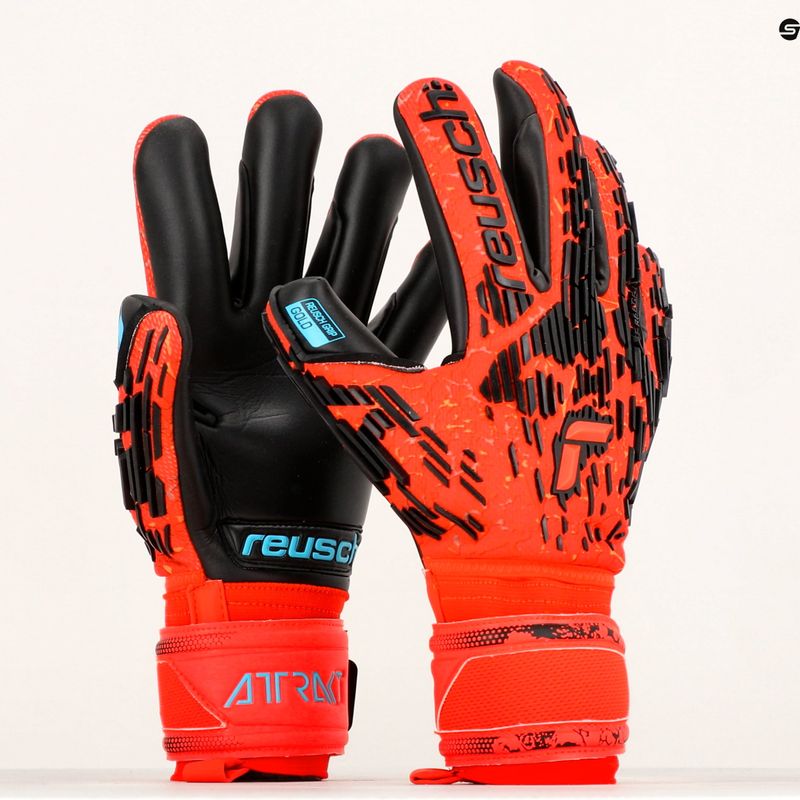Reusch Attrakt Freegel Gold Finger Support Torwarthandschuhe Rot 5370130-3333 9