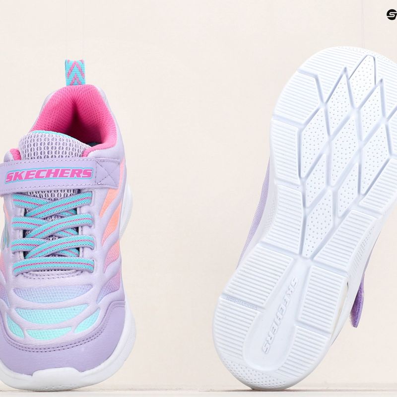 SKECHERS Microspec Max Airy Farbe lavendel/multi Kinder Turnschuhe 18