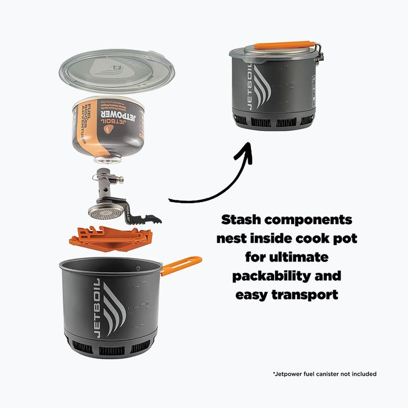 Touristenkocher Jetboil Stash Cooking System metal 11