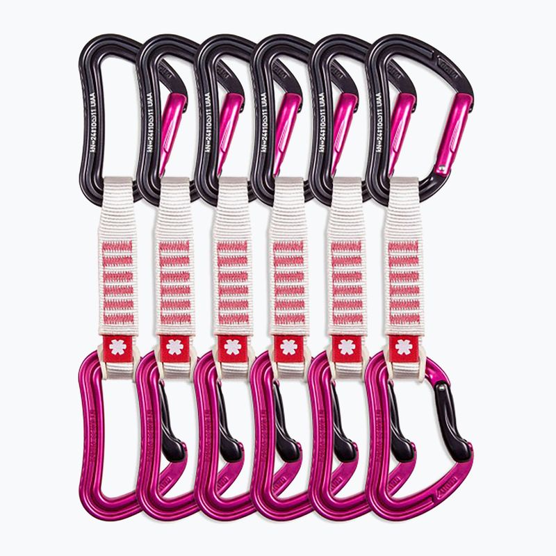 Ocun Raven QD Zoom PA Kletterexpress 12cm 6 Stück rosa.