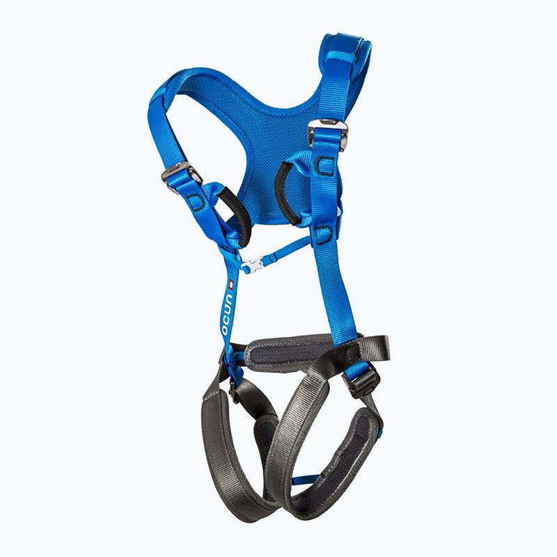 Ocun Doppler Kinderklettergurt Karibik blau 3