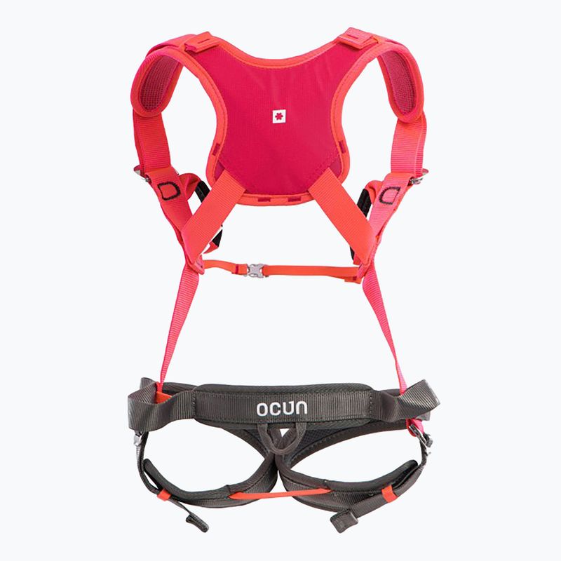 Ocun Doppler rosa Kinderklettergurt 2