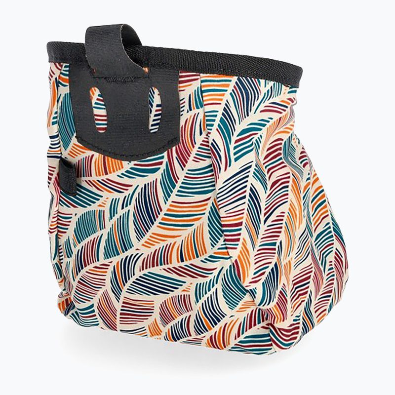 Ocun Lucky Magnesia Tasche + Hüftgurt Blättern Farben 3