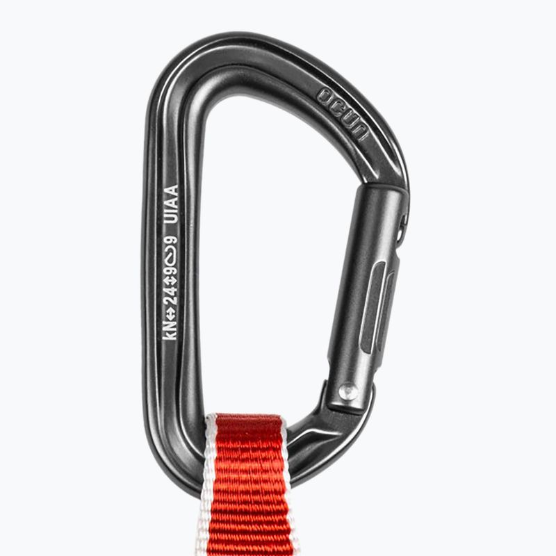 Ocun Hawk QD Zoom PA 12 cm 6 Kletterausdrücke rot. 3