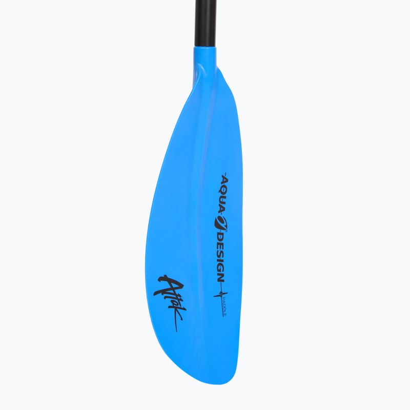 AQUADESIGN K1 Attak 4 blau Kajakpaddel 5