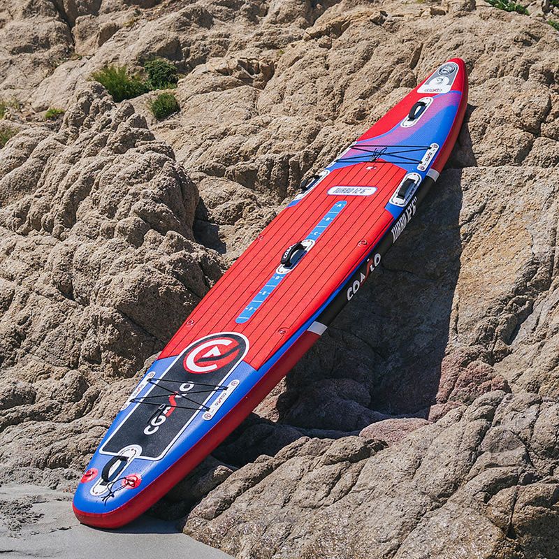 SUP Board Stand up Paddle Board Coasto Turbo 12'6'' blue/red 11
