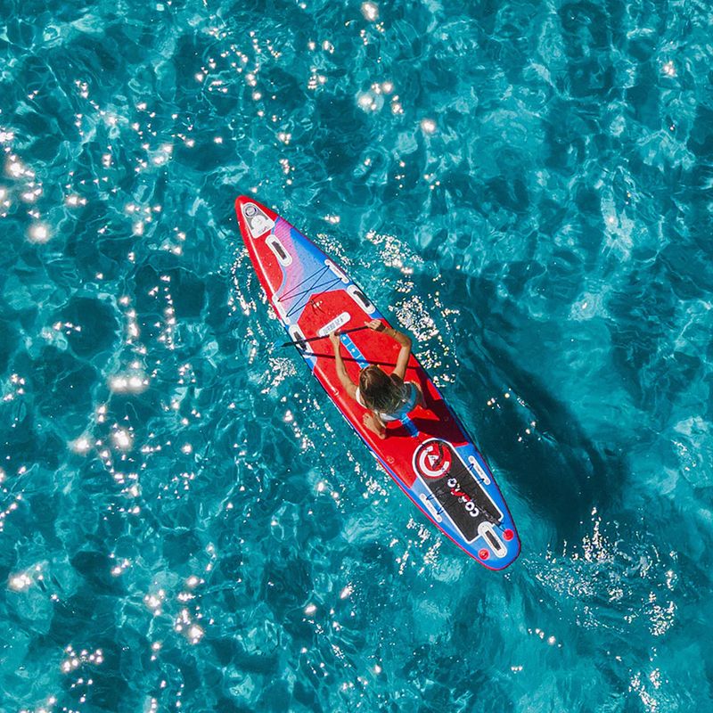 SUP Board Stand up Paddle Board Coasto Turbo 12'6'' blue/red 13