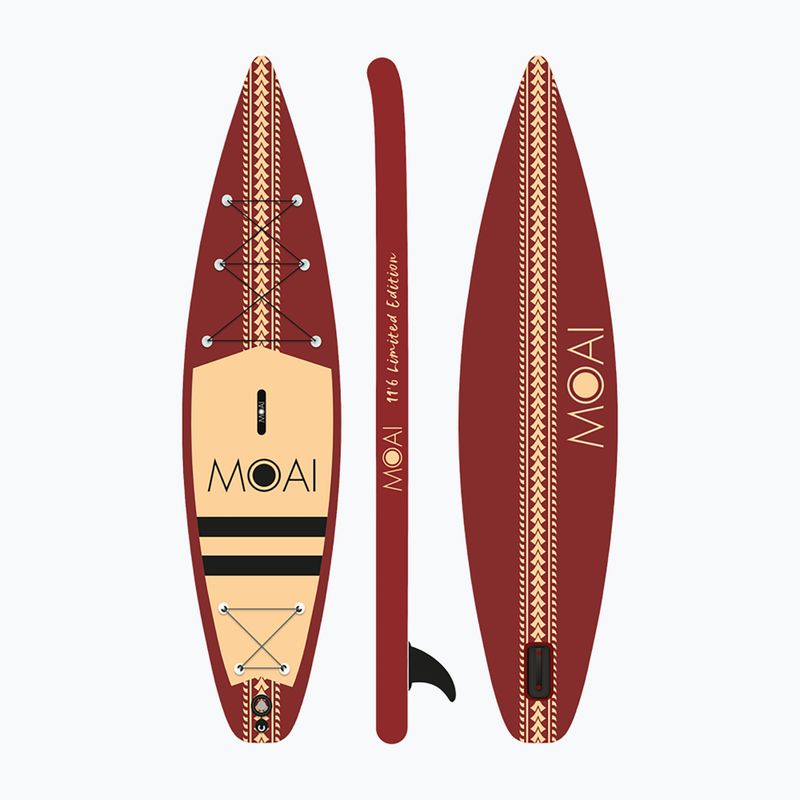 Brett SUP MOAI Limited Edition 12'6" red 2