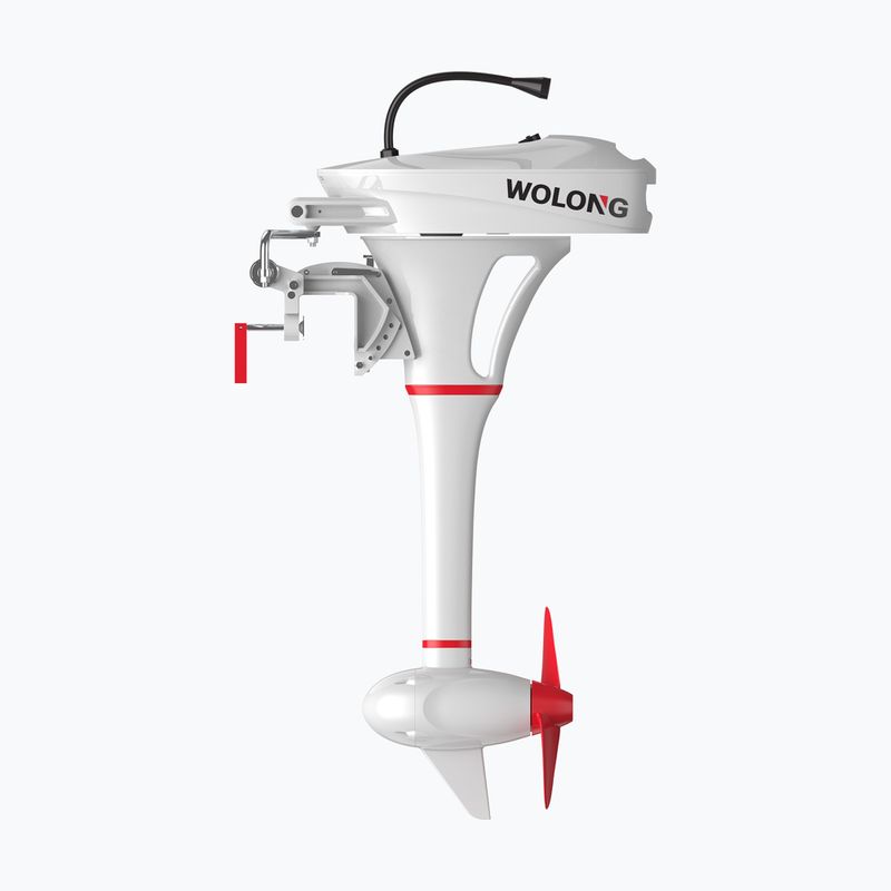 Elektromotor Wolong Flowstar 1.5 Tiller Shortshaft with battery white 2