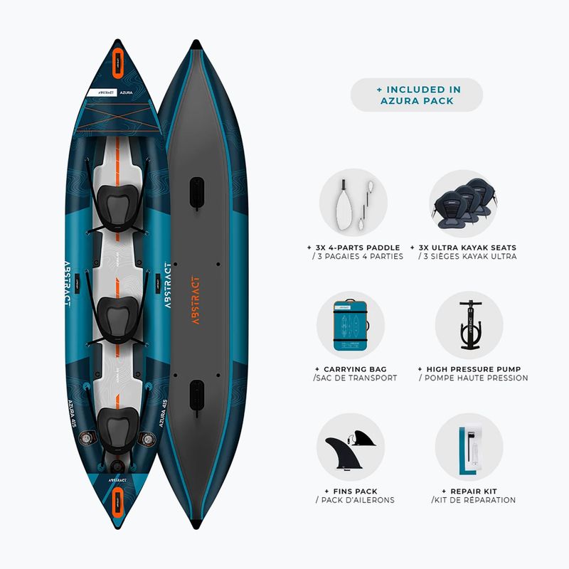 ABSTRACT Azura 415 cm aufblasbares 3-Personen-Kajak