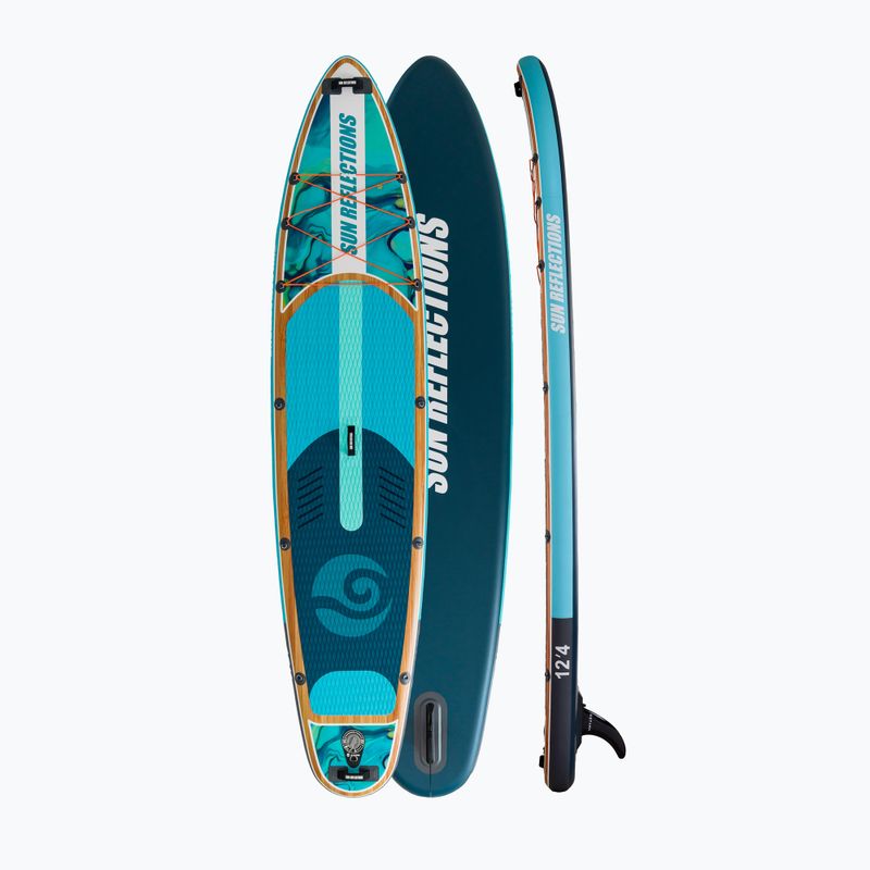 SUP Brett Sun Reflections Multi Minicombo 12'4"