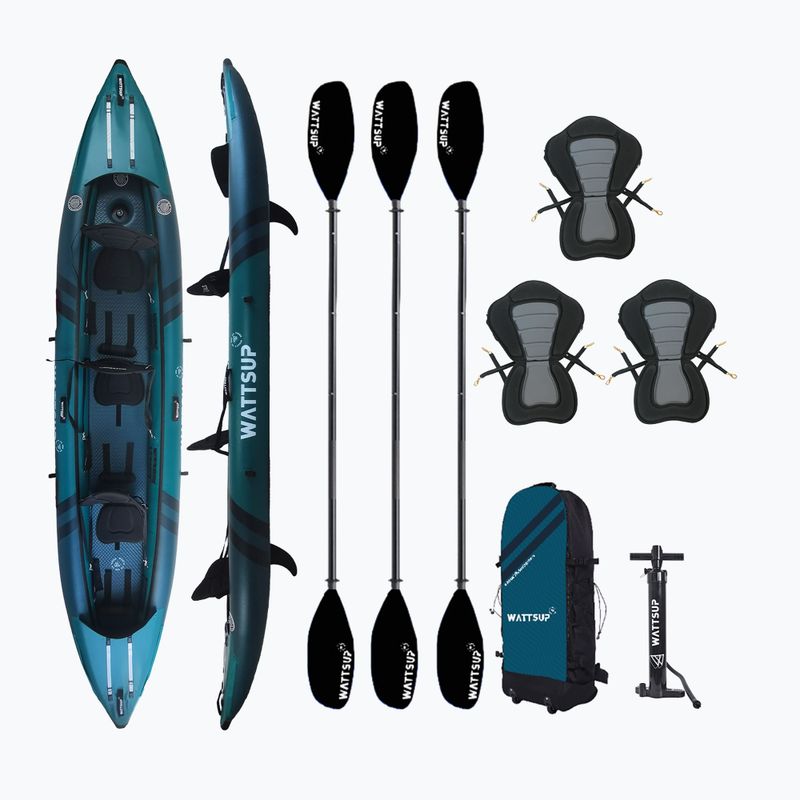 WATSSUP Cod 460 cm 3-Personen aufblasbares Kajak