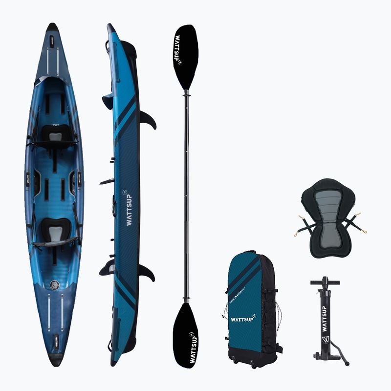 WATTSUP Torpedo 3-Personen aufblasbares Kajak