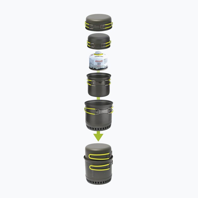 Pinguin Double X grau Wandern Kochgeschirr Set PI23 2