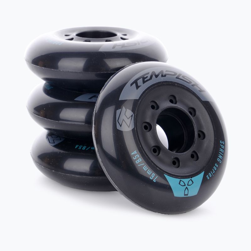 Tempish Spring C 80 mm/85A Rollerblade Rollen 4 Stück schwarz. 3