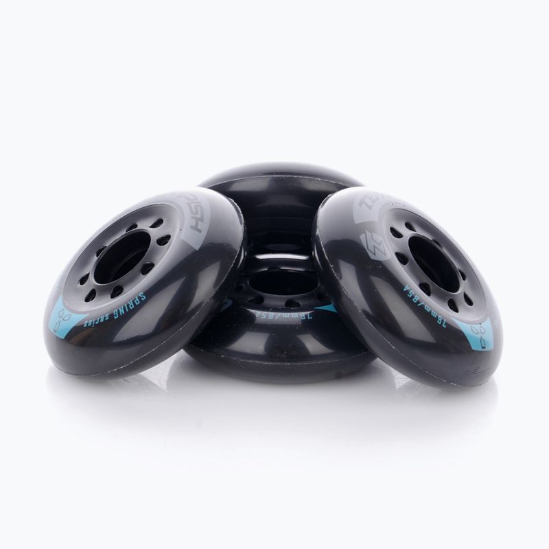 Tempish Spring C 80 mm/85A Rollerblade Rollen 4 Stück schwarz. 4