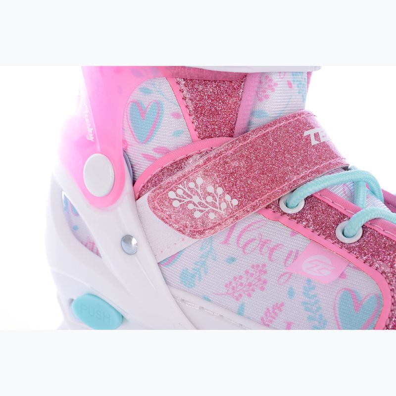 Schlittschuhe Kinder Tempish Ice Sky Girl white/pink 16