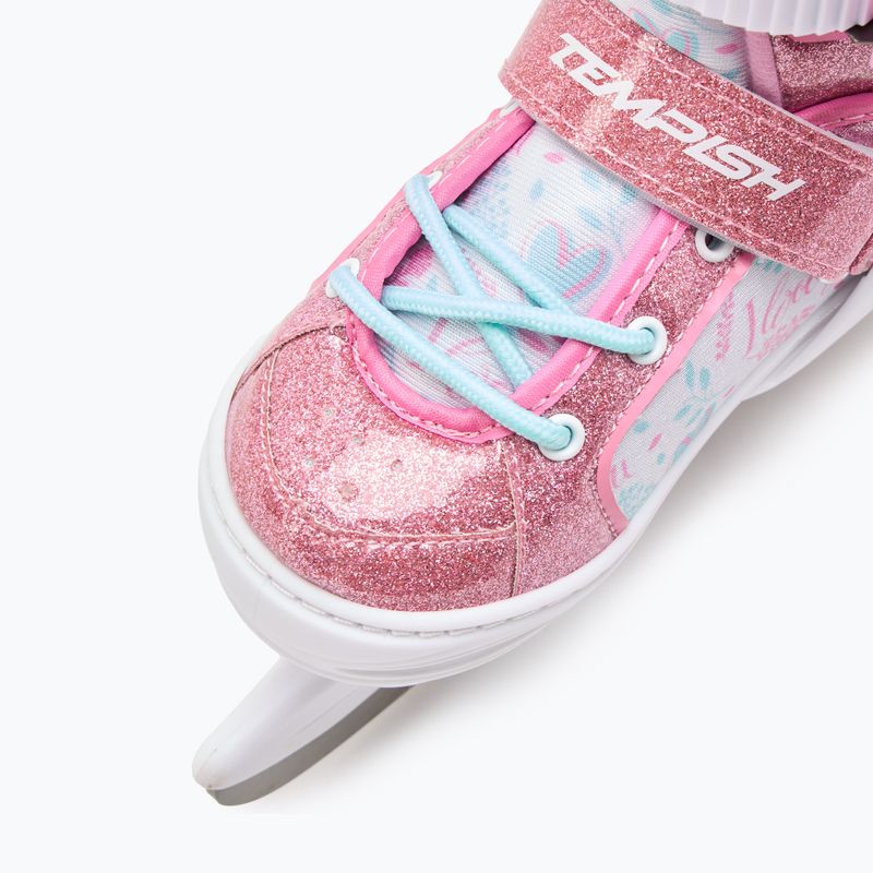 Schlittschuhe Kinder Tempish Ice Sky Girl white/pink 5
