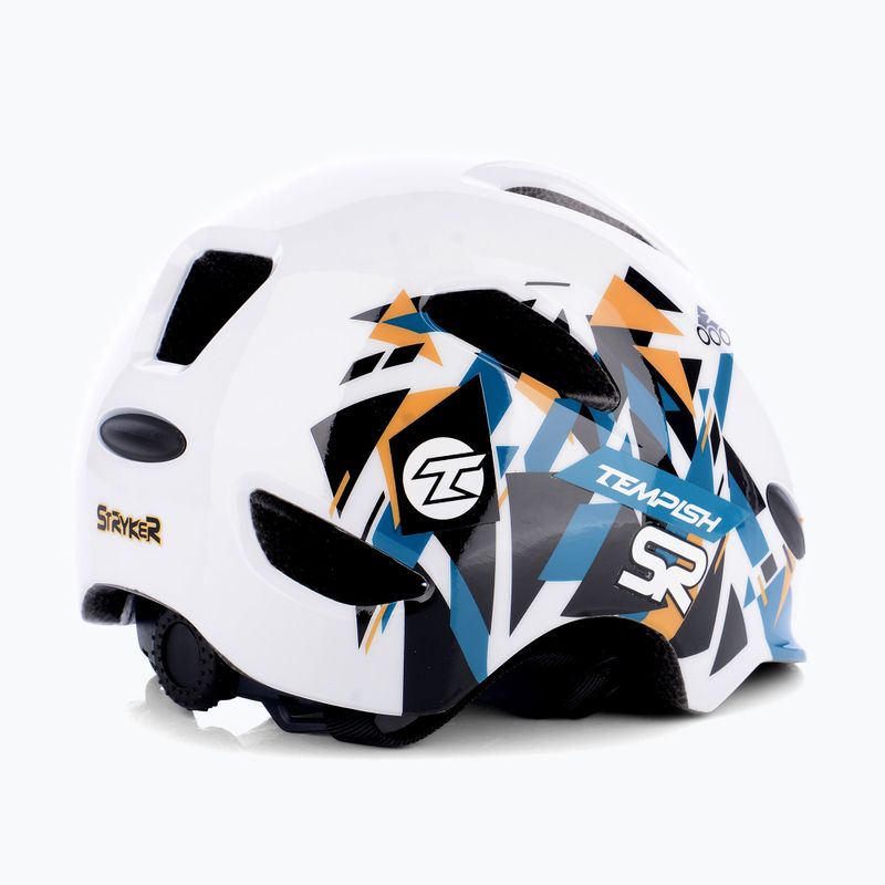 Kinderhelm Tempish Stryker white/blue 10