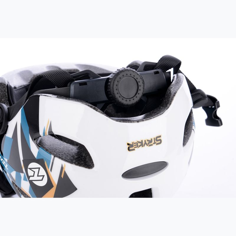 Kinderhelm Tempish Stryker white/blue 11