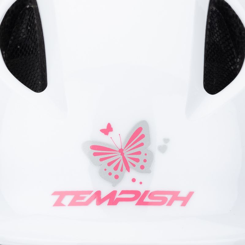 Kinderhelm Tempish Stryker white/pink 7