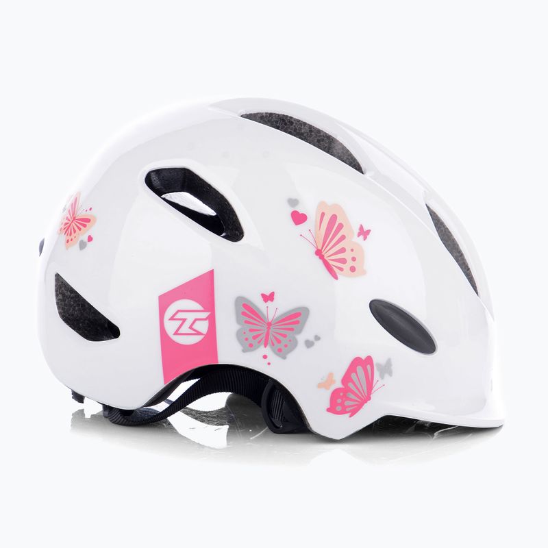 Kinderhelm Tempish Stryker white/pink 9