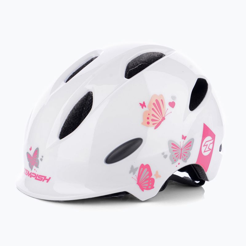 Kinderhelm Tempish Stryker white/pink 11