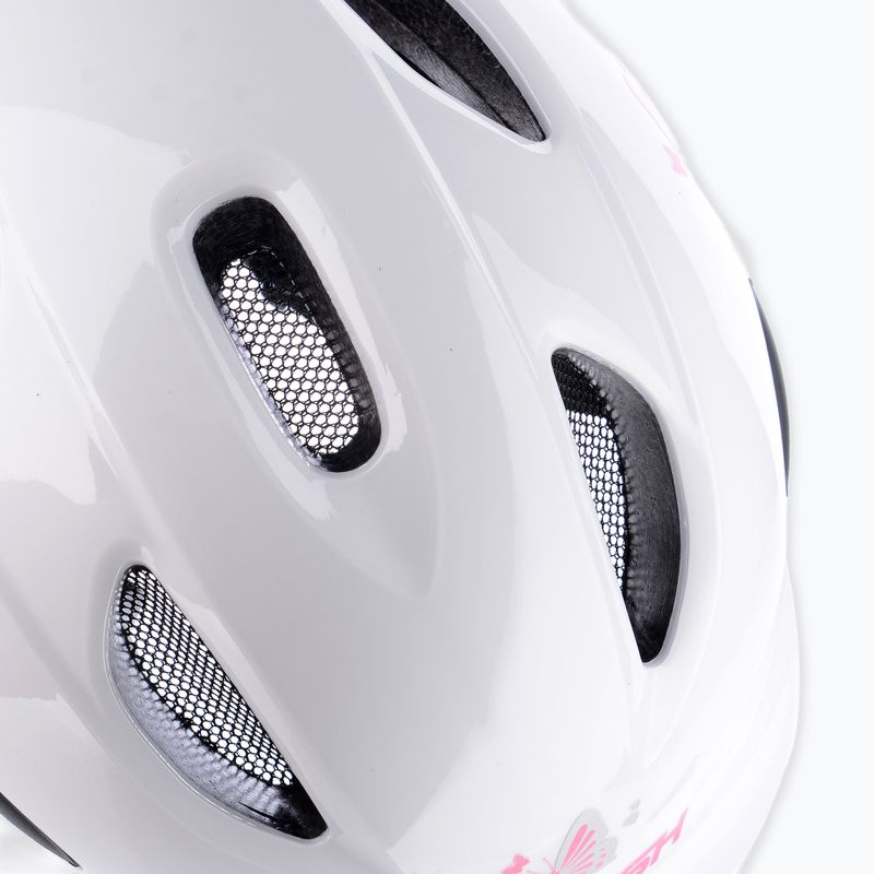 Kinderhelm Tempish Stryker white/pink 14