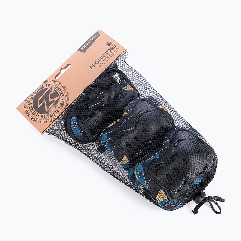 Tempish Stryker schwarzes Kinderpad-Set 3