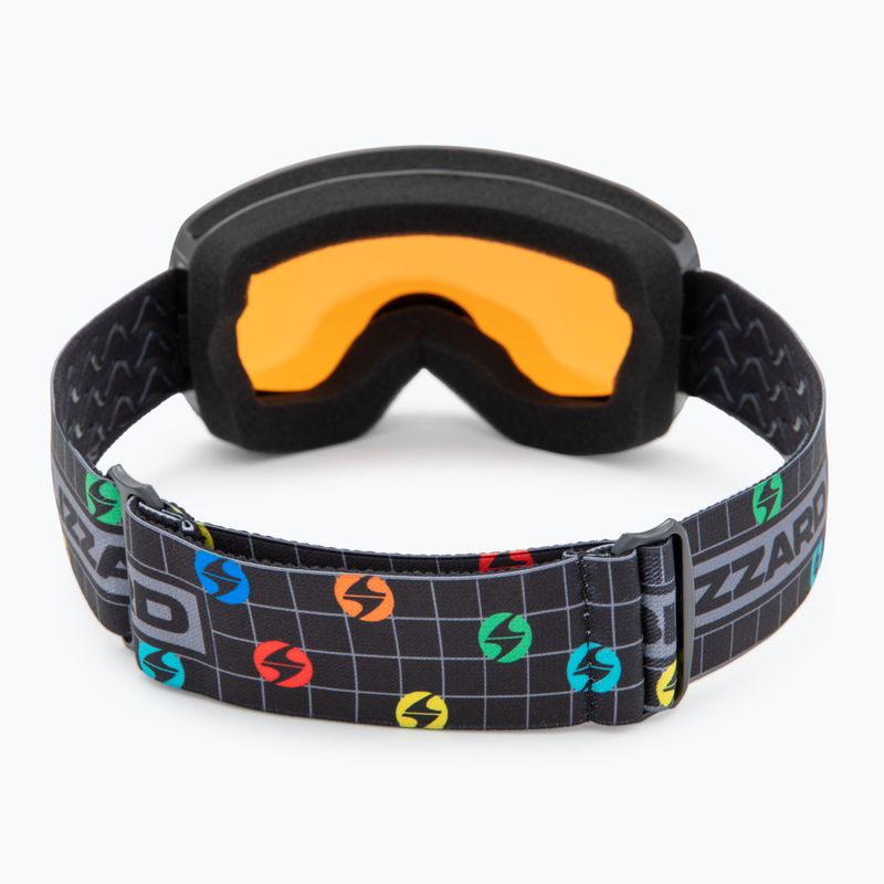 Kinderskibrille Blizzard 963 DAO black/amber/silver mirror 4