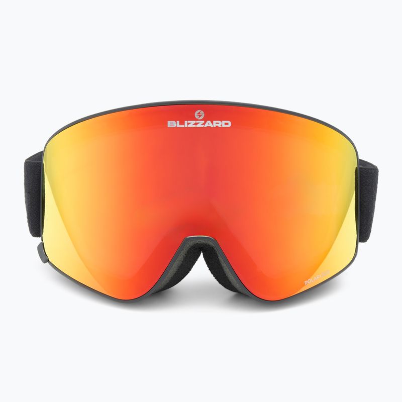 Blizzard 912 MDAVPO schwarz matt/Rauch/Silberspiegel Skibrille 3