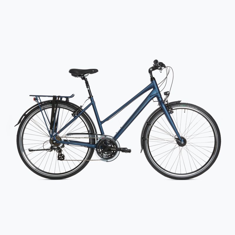Damen-Stadtfahrrad Superior STK 100 L matt dunkelblau