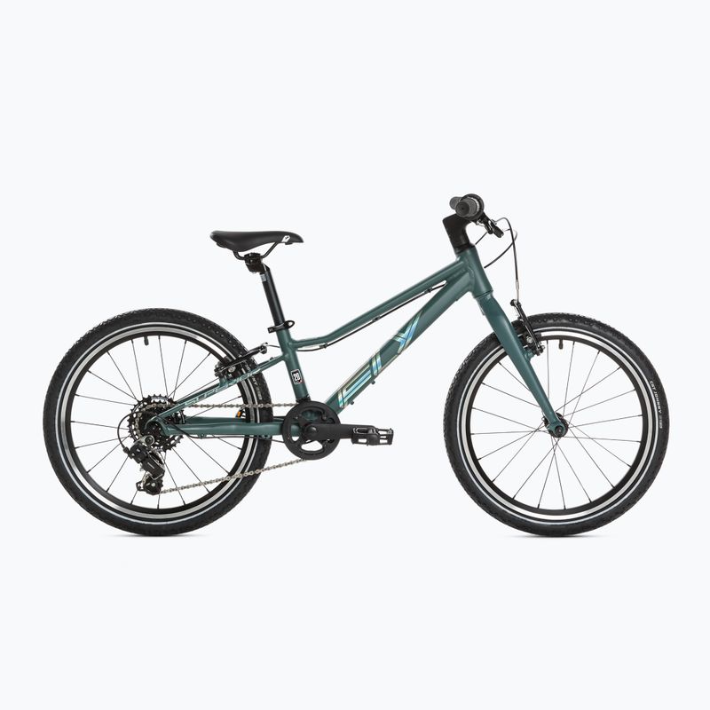 Kinderfahrrad Superior F.L.Y. 20 VB matt trooper grün/hologramm chrom