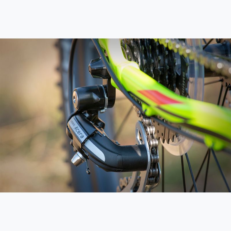 Kinderfahrrad Superior RACER XC 27 DB matt lime/rot 7