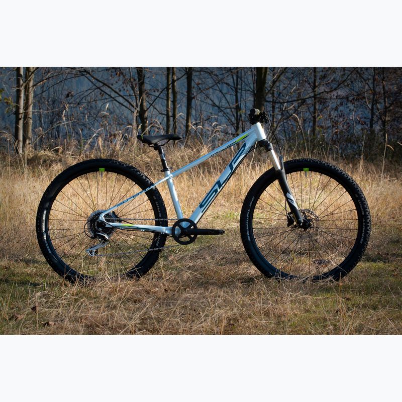 Kinderfahrrad Superior RACER XC 27 DB glänzend weiß/blau/neongelb 2