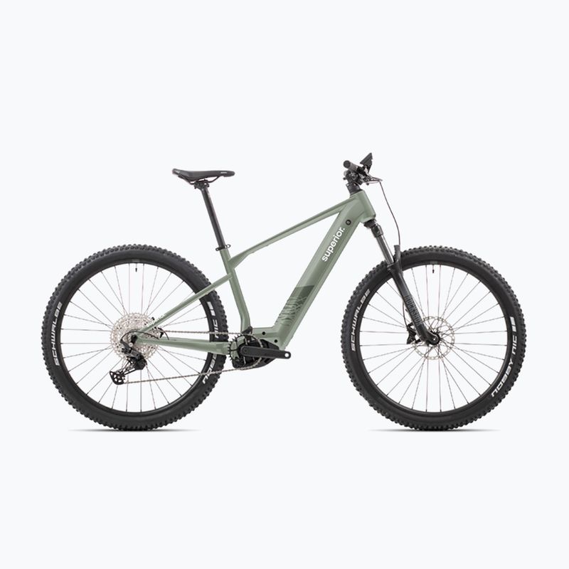 Superior eXC 6.3 625Wh mattes grünes graues Elektrofahrrad