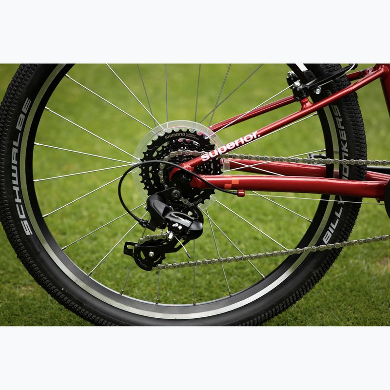 Kinderfahrrad Superior RACER 24 gloss racing red 9