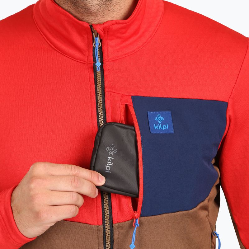 Herren-Ski-Sweatshirt Kilpi Erin brown 3