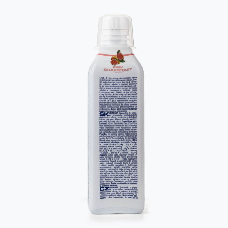 Nutrend isotonisches Getränk Unisport 500ml rosa Grapefruit VT-017-500-PG 3