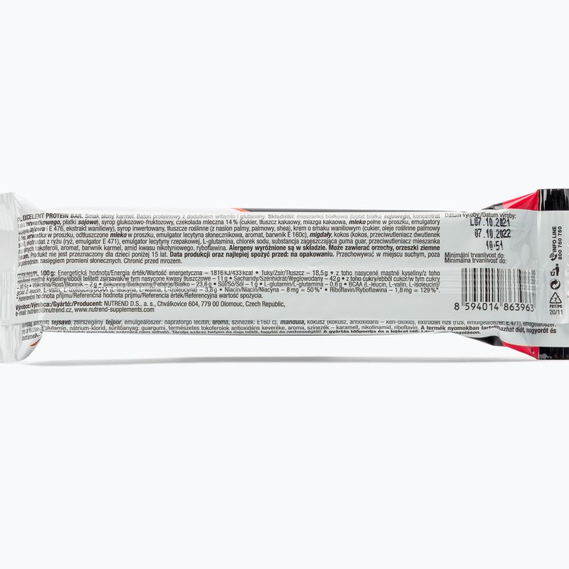 Nutrend Excelent Protein Bar 85g gesalzenes Karamell VM-025-85-SKA 2
