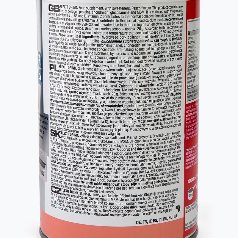 Flexit Drink Nutrend 400g Gelenkregeneration Pfirsich VS-015-400-BR 2